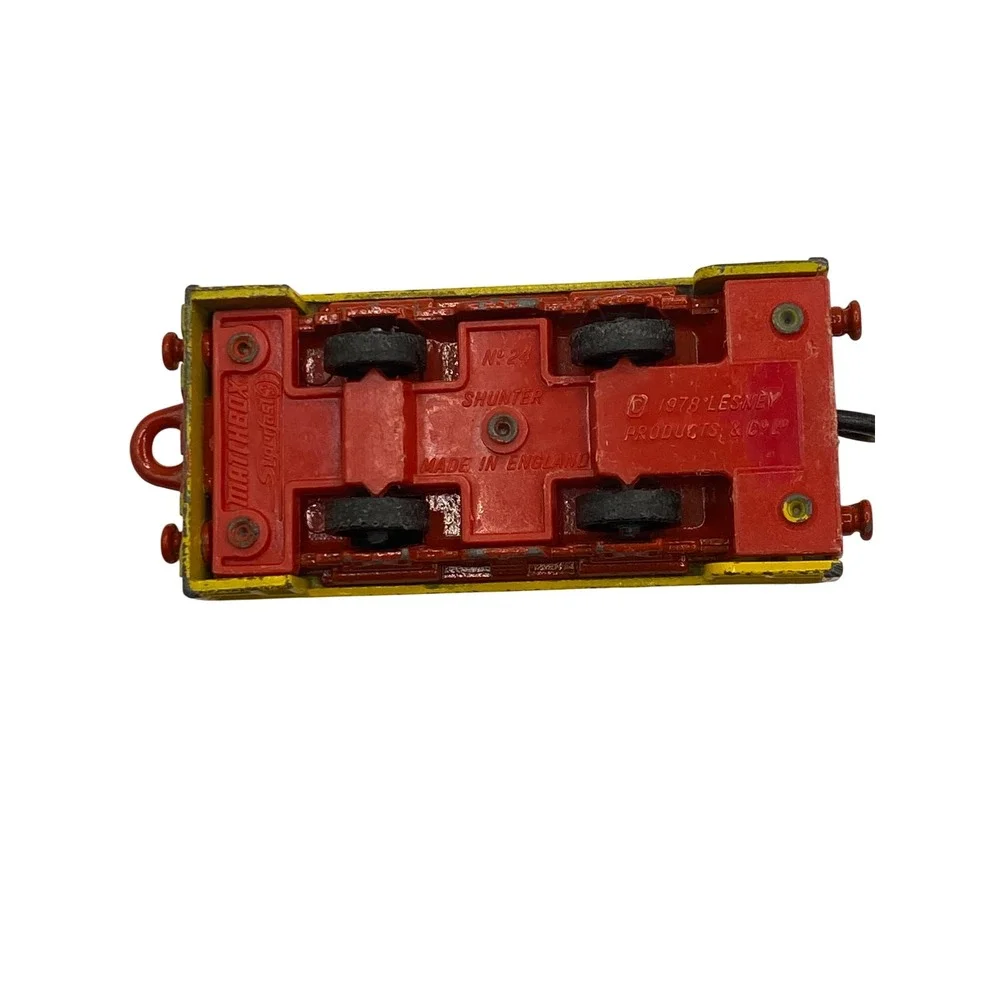 Matchbox Superfast No 24 Diesel Shunter 1978 Lesney Yellow‎ Red Made In England